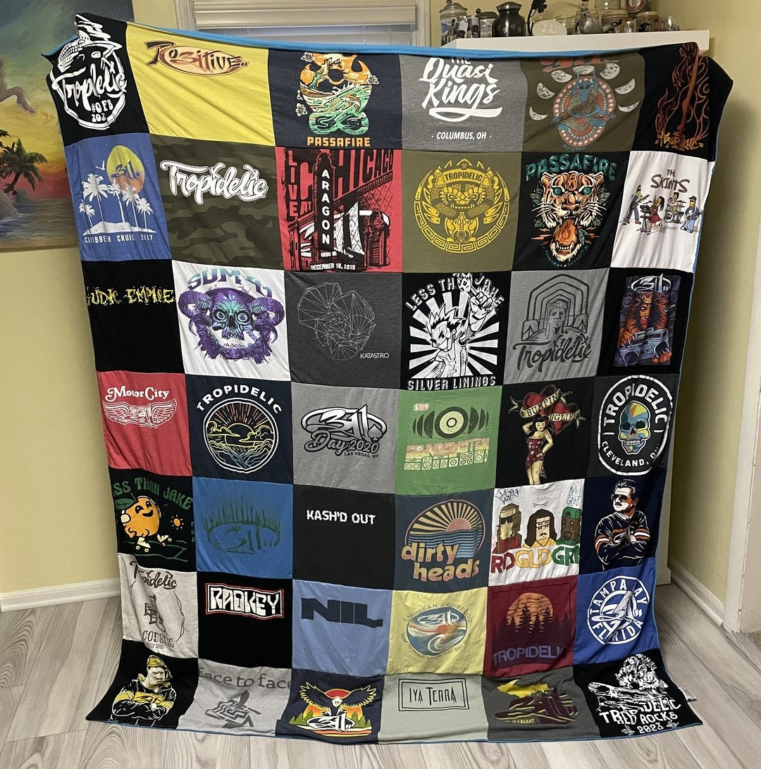 Band t shirt discount blanket