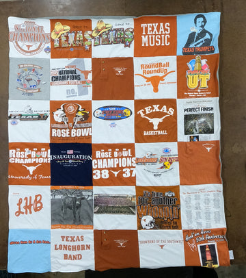 Celebrate Your Longhorn Spirit with Project Repat T-Shirt Quilts