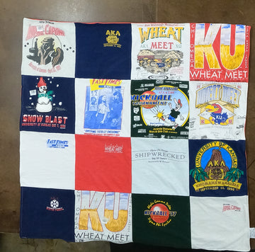 Rekindle Your University of Kansas Memories: Transform with Project Repat T-Shirt Quilts