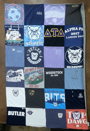 Cherish Your Butler University Memories with a Project Repat T-Shirt Quilt