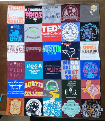 Commemorating Austin College Memories with Project Repat T-Shirt Quilts