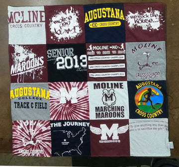 Preserving Augustana College Memories with Project Repat T-Shirt Quilts