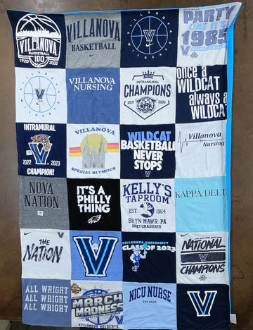 Villanova University Alumni Tailor Memories into T-Shirt Quilts with Project Repat