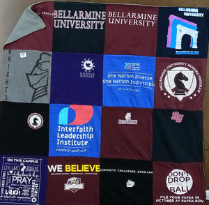 Knights' Keepsakes: Bellarmine University T-Shirt Quilts