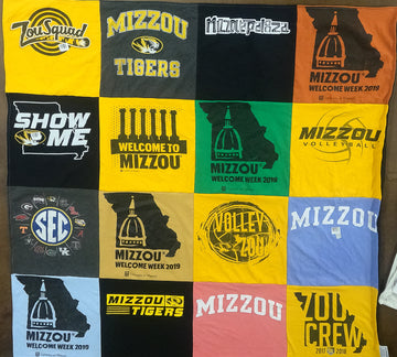 Relive Your University of Missouri Memories with Project Repat T-Shirt Quilts
