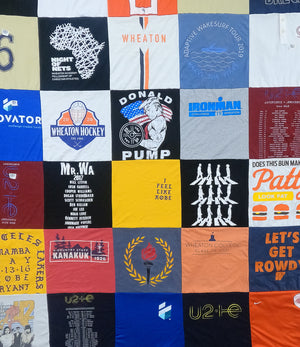 Wheaton College - Project Repat T-Shirt Quilts