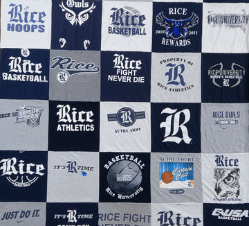 Owl Memories: Rice University T-Shirt Quilts