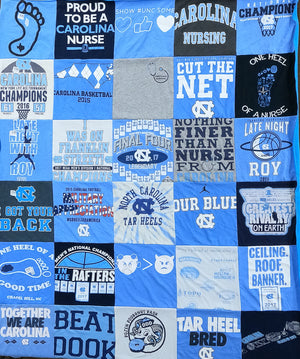 Tar Heel Tapestry: University of North Carolina T-Shirt Quilts