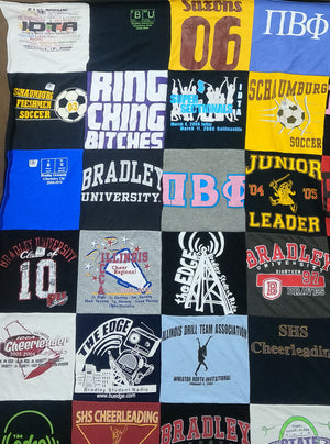 Transform Your Bradley University Memories with Project Repat T-Shirt Quilts