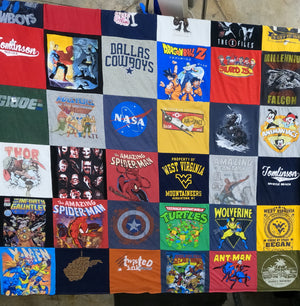 Commemorate Your West Virginia University Memories with a Project Repat T-Shirt Quilt