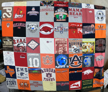 Stitching Memories: Your Auburn Journey with T-Shirt Quilts