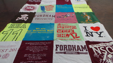 Fordham University Alumni Preserve Memories with T-Shirt Quilts