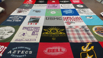 Preserve Your Santa Clara University Memories with a Custom Project Repat T-Shirt Quilt
