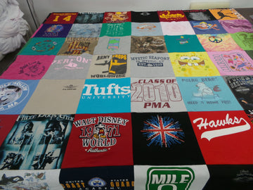 Jumbo Memories: Tufts University T-Shirt Quilts