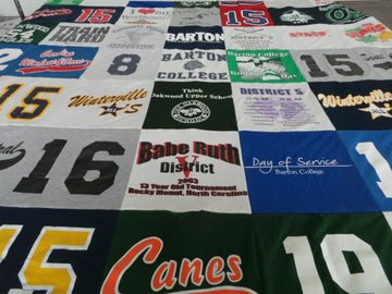 Wrap Yourself in Memories: Barton College Spirit and Project Repat T-Shirt Quilts