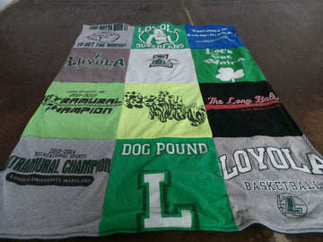 Treasure Your Loyola University Maryland Memories with a Project Repat T-Shirt Quilt