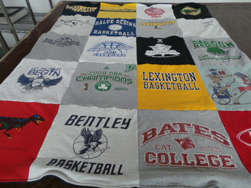 Wrap Yourself in Memories: Bates College Spirit and Project Repat T-Shirt Quilts