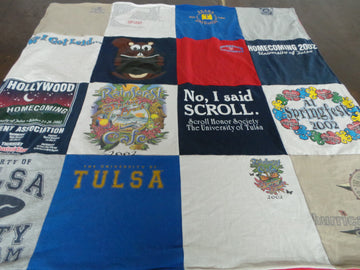 Golden Hurricane Memories: Crafting Your University of Tulsa Journey with T-Shirt Quilts