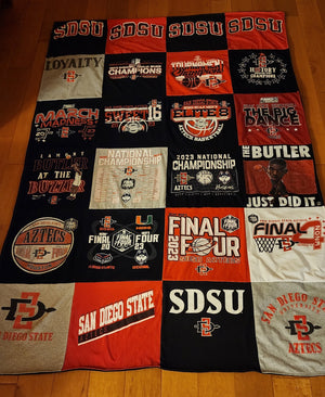 Commemorate Your San Diego State University Experience: Craft Memories with Project Repat T-Shirt Quilts