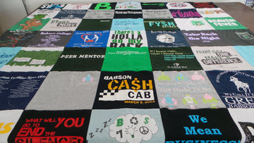 Celebrate Your Babson College Experience with a Custom Project Repat T-Shirt Quilt