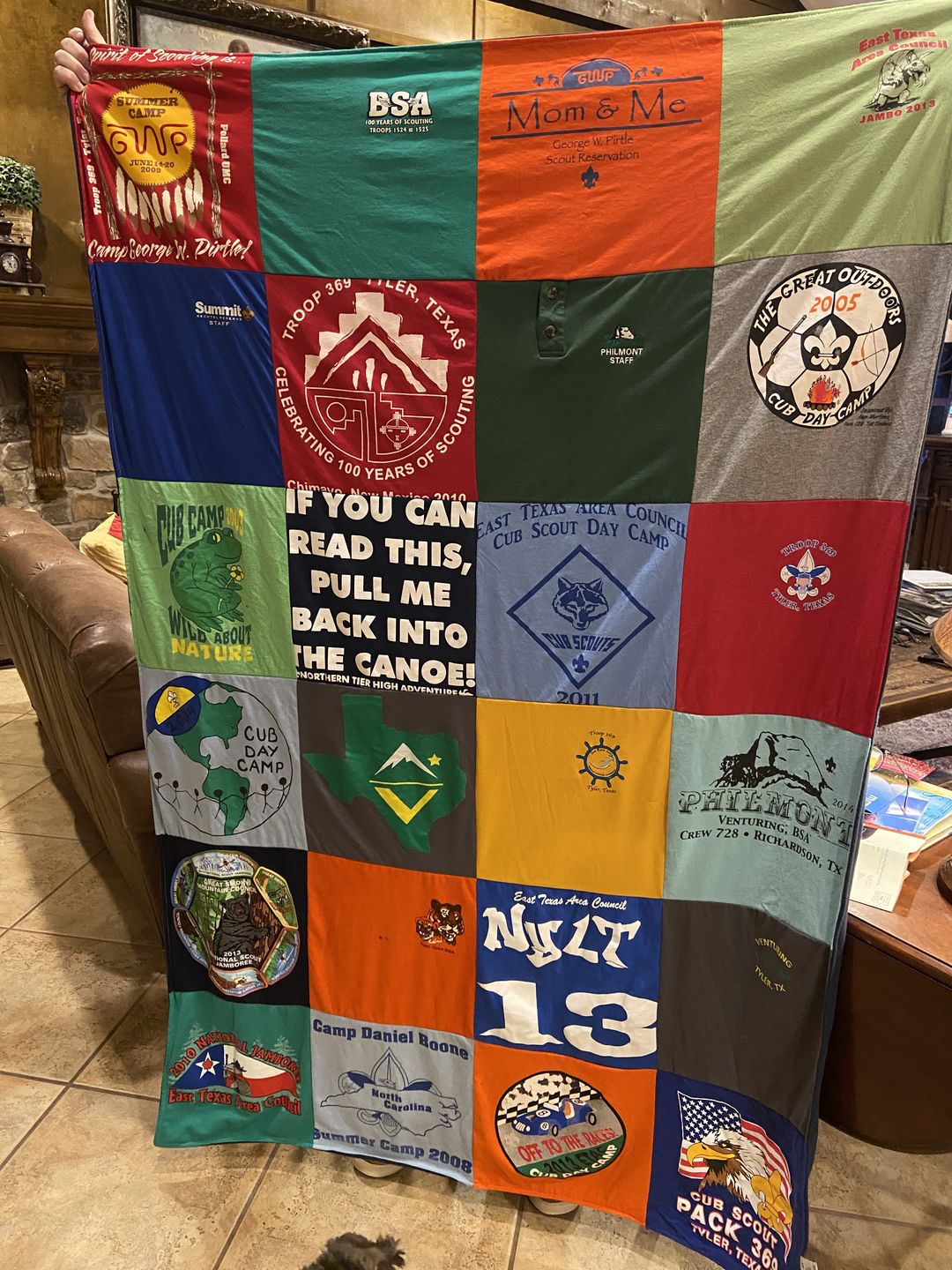 Tshirt blankets best sale near me