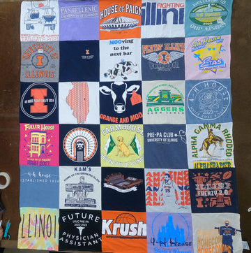 University of Illinois Urbana-Champaign T-Shirt Quilts