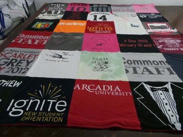 Transforming Arcadia University Memories with Project Repat T-Shirt Quilts