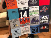 how many t shirts do i need for a quilt