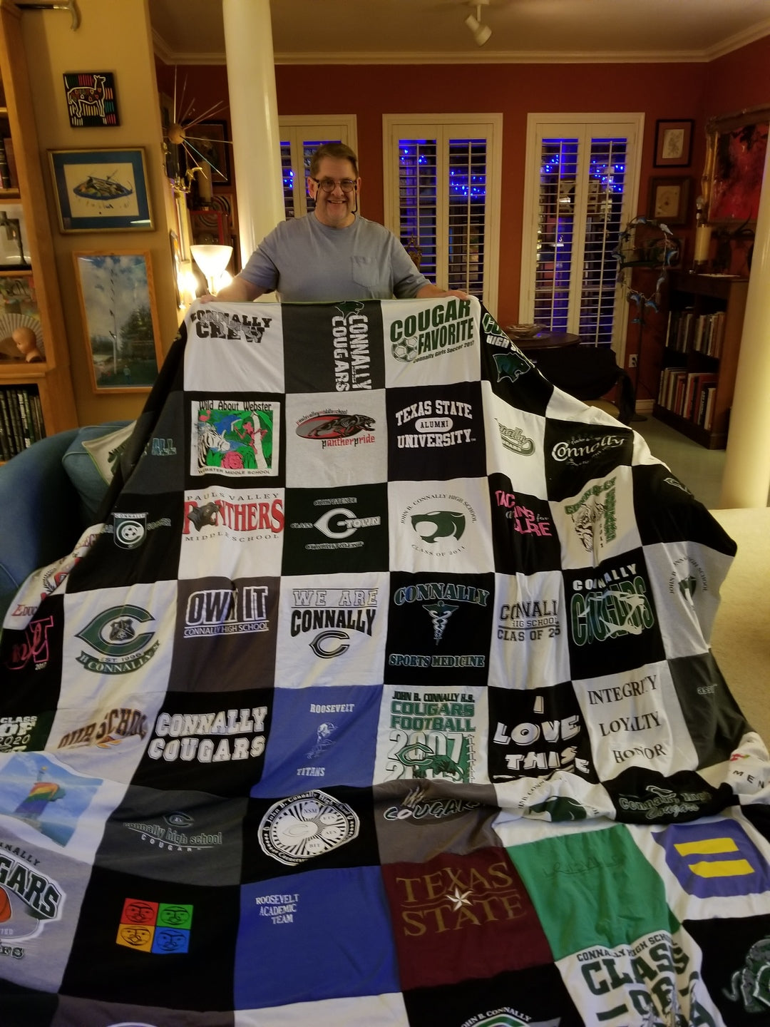 T-Shirt Quilts & Blankets | Memory Quilts Made from T-Shirts