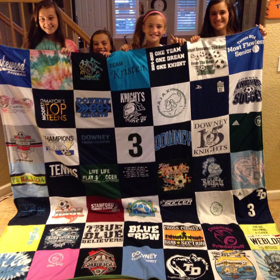 Blankets made 2024 from tee shirts